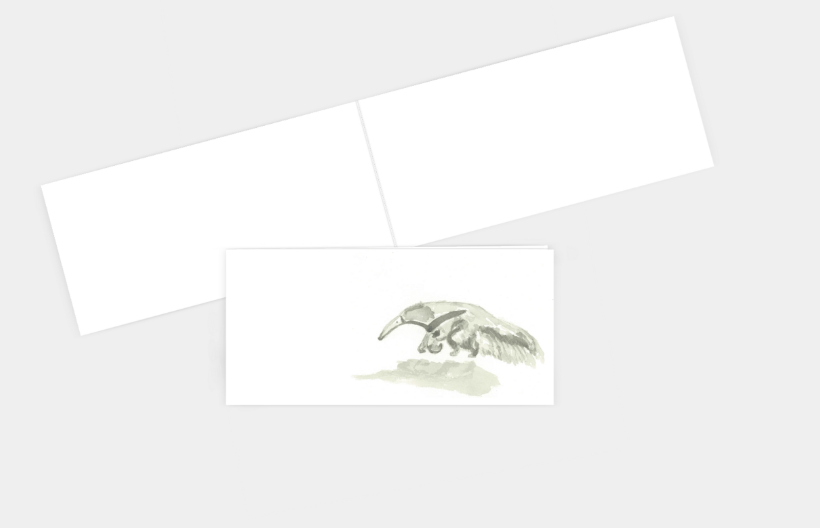 Giant Anteater on a Mission Greeting Card