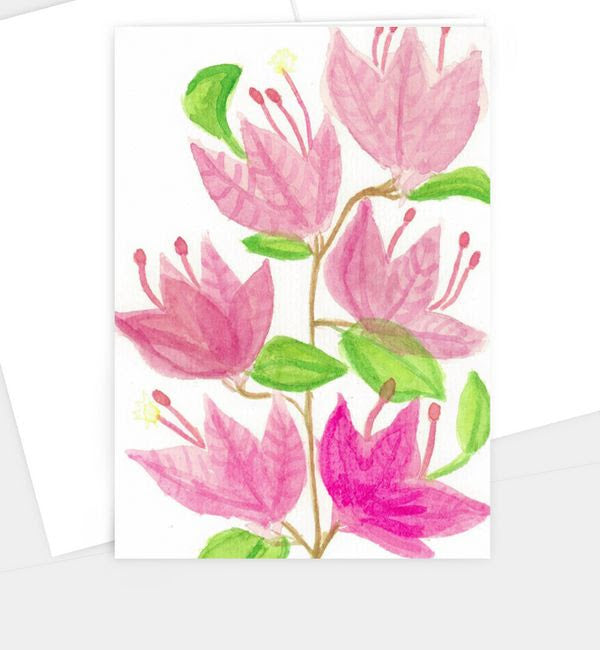 Bold Bougainvillea Greeting Card