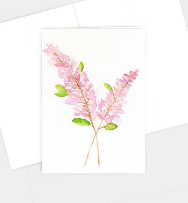 Lovely Lilac Greeting Card