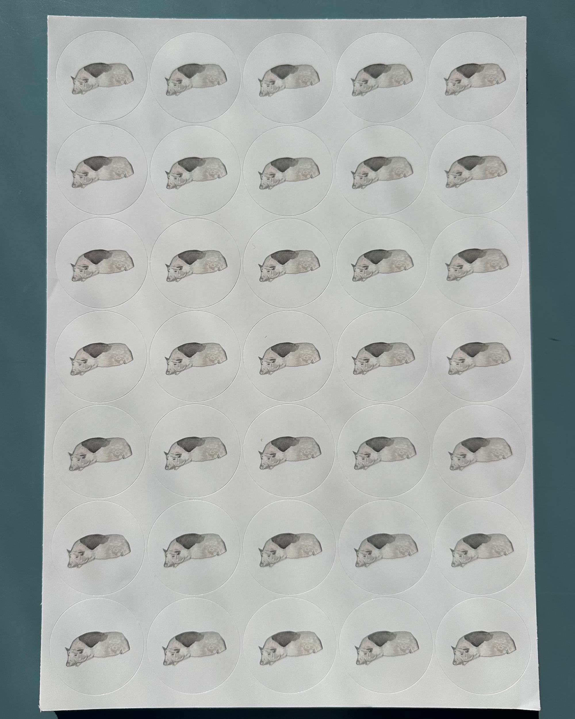 Piggly Squat Stickers