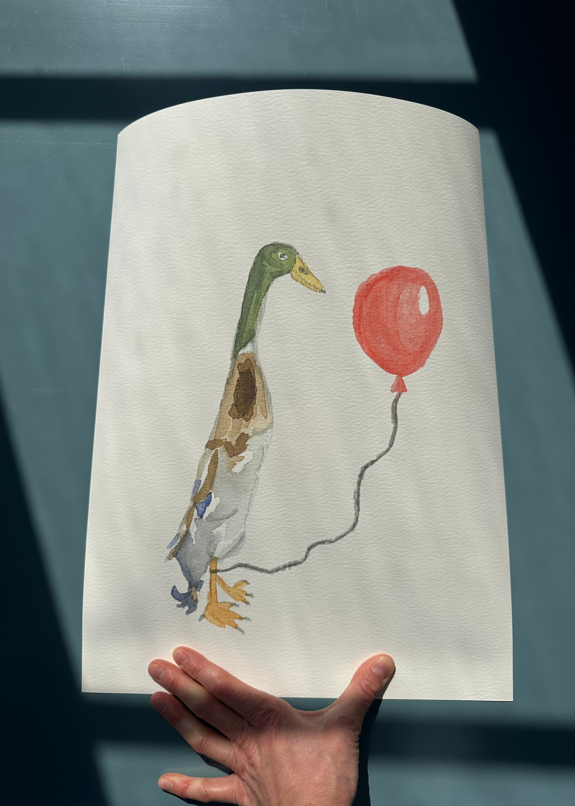 Ducky Birthday Art Print