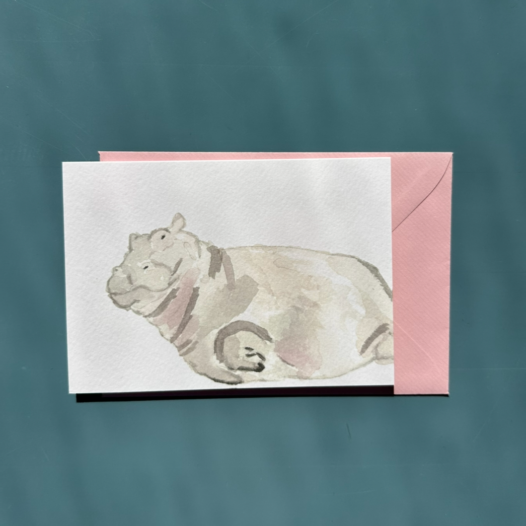Hippo-thesis Greeting Card