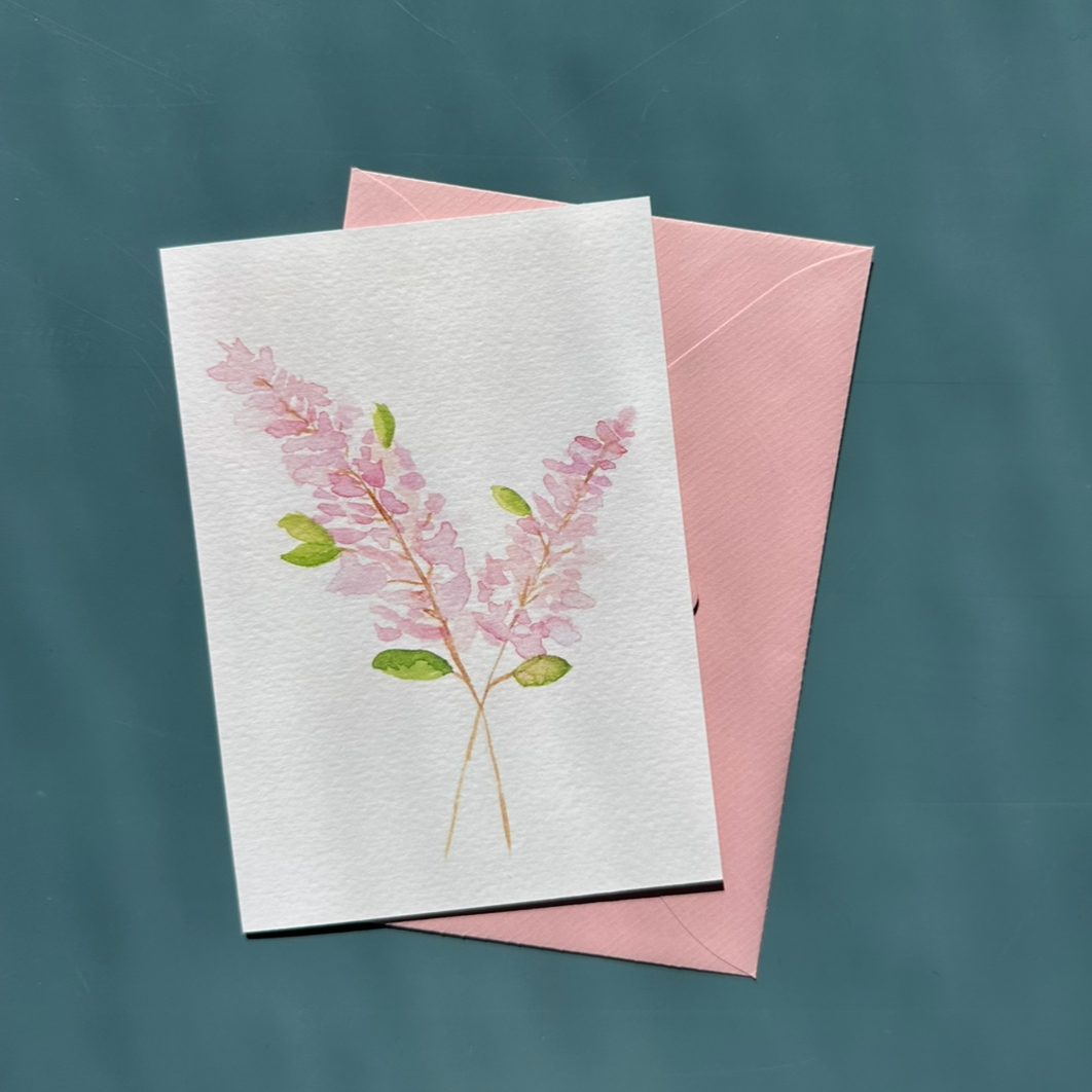 Lovely Lilac Greeting Card