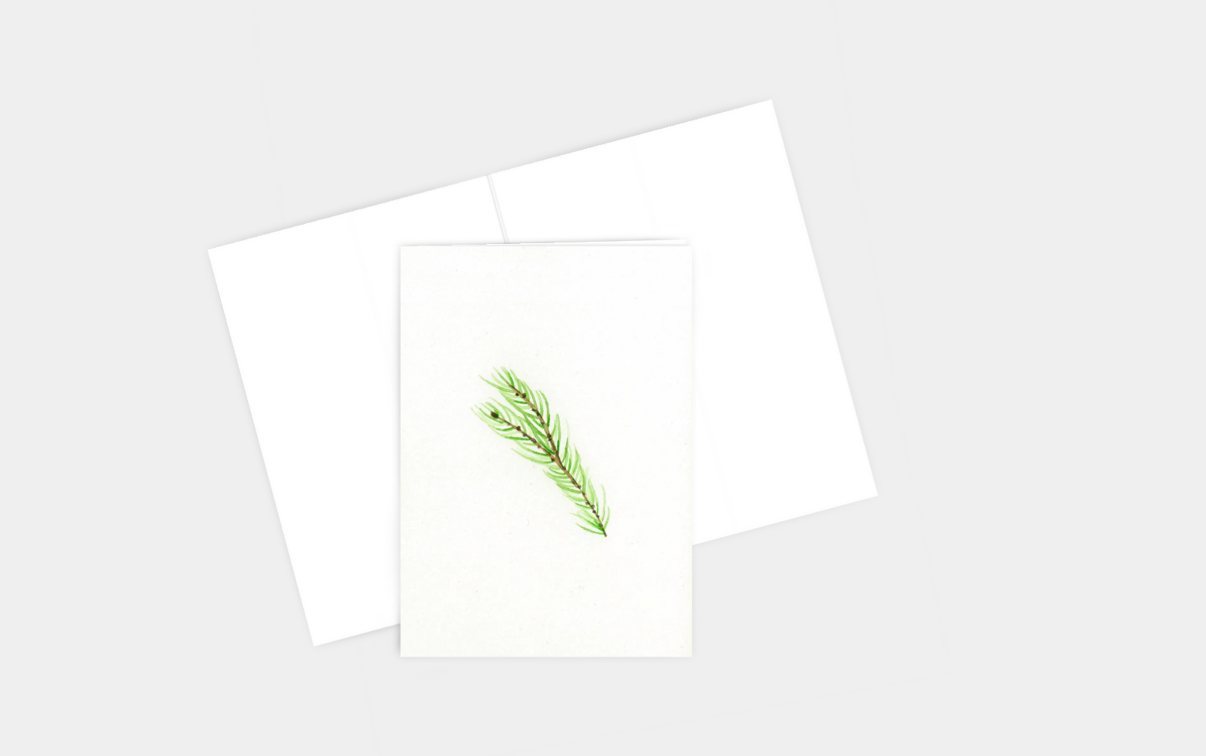 Lonesome Twig Greeting Card