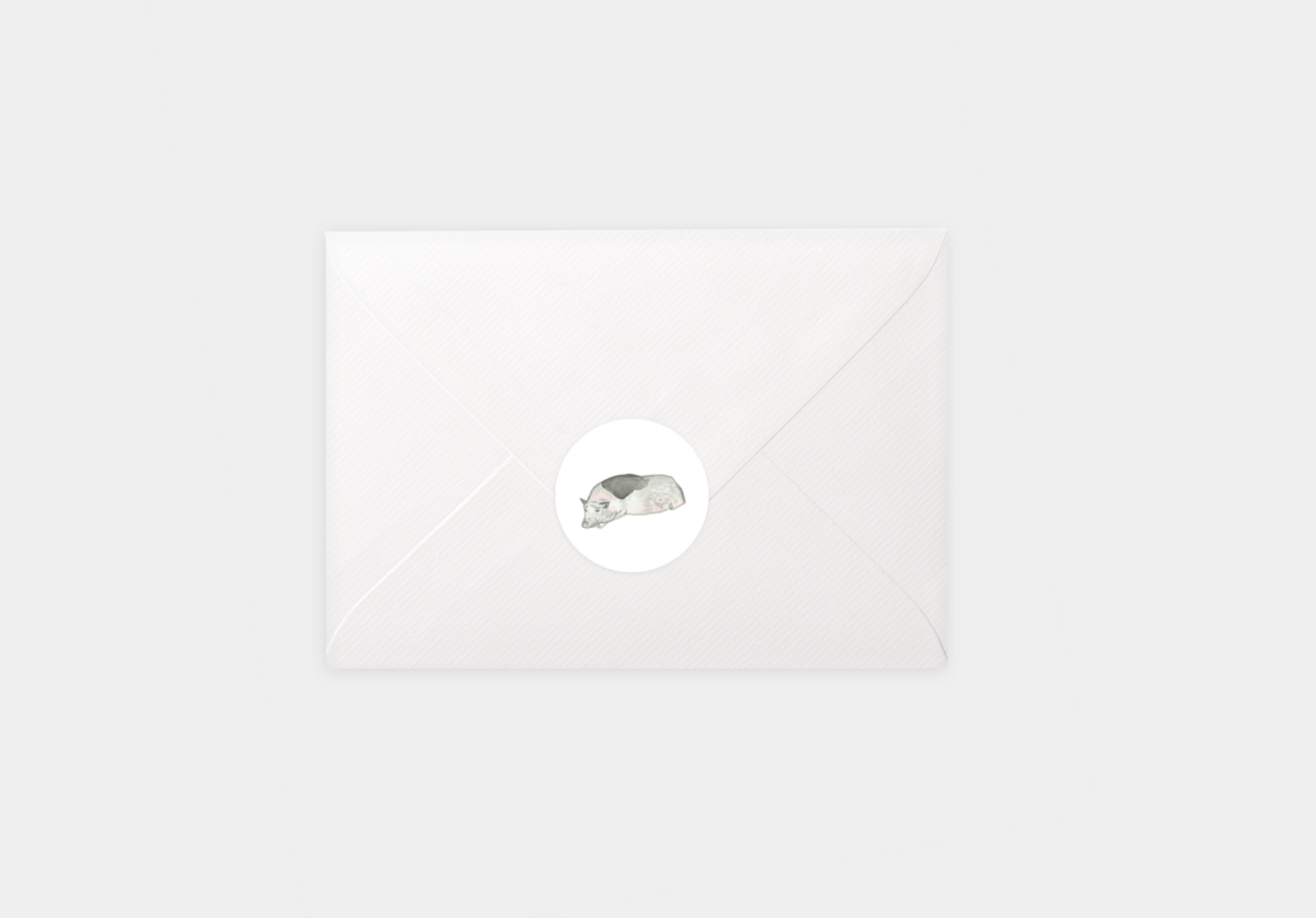 Piggly Squat Stickers